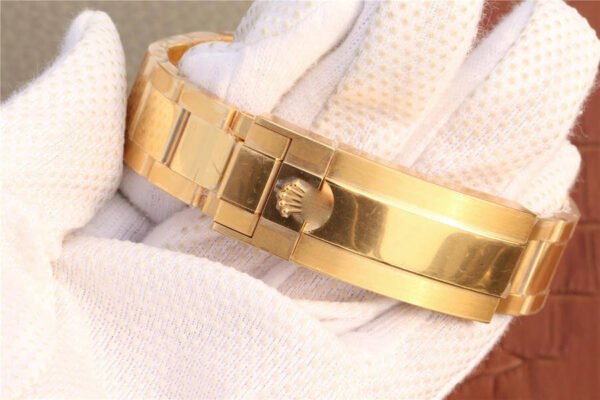 1:1 SUPER REPLICA ROLEX SUBMARINER 116618 NOOB FACTORY GOLD STRAP