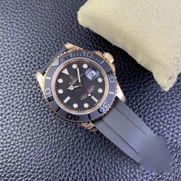 1:1 SUPER REPLICA ROLEX YACHT MASTER M126655-0002 40MM VS FACTORY BLACK STRAP
