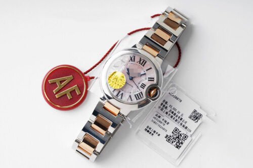 1:1 SUPER REPLICA BALLON BLEU DE CARTIER 33MM W6920070 AF FACTORY STAINLESS STEEL