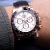 1:1 SUPER REPLICA ROLEX DAYTONA M116515LN-0019 NOOB FACTORY WHITE DIAL 4130 MOVEMENT