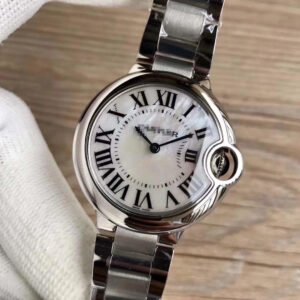 1:1 SUPER REPLICA BALLON BLEU DE CARTIER W6920084 33MM V6 FACTORY SILVER DIAL