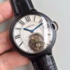 1:1 SUPER REPLICA BALLON BLEU DE CARTIER TOURBILLON WHITE DIAL