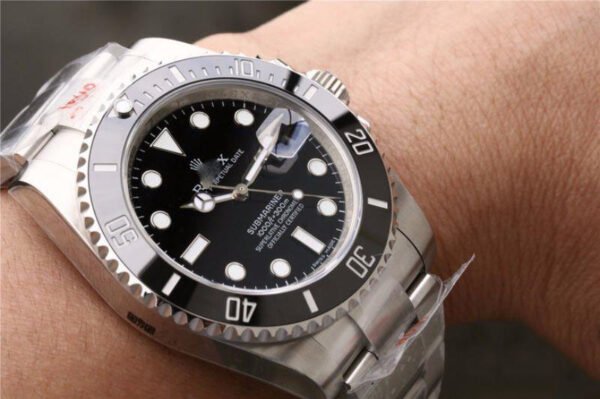 1:1 SUPER REPLICA ROLEX SUBMARINER 114060 300M NOOB FACTORY V9 VERSION BLACK DIAL