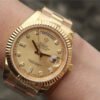 1:1 SUPER REPLICA ROLEX DAY-DATE II 218238 40MM EW FACTORY 18K YELLOW GOLD DIAL