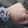 1:1 SUPER REPLICA ROLEX DAYTONA COSMOGRAPH RAINBOW 116595RBOW BL FACTORY BLACK DIAL
