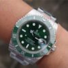 1:1 SUPER REPLICA ROLEX SUBMARINER DATE 116610LV NOOB FACTORY V9 GREEN CERAMIC BEZEL