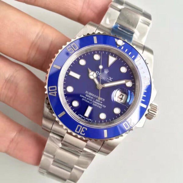 1:1 SUPER REPLICA ROLEX SUBMARINER DATE 116619LB 40MM NOOB FACTORY BLUE DIAL