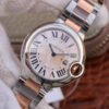 1:1 SUPER REPLICA BALLON BLEU DE CARTIER W69201 LADIES 33MM V6 FACTORY PINK DIAL