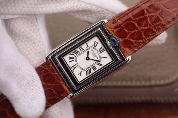 1:1 SUPER REPLICA CARTIER TANK SOLO LADIES W5200025 WHITE DIAL