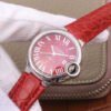 1:1 SUPER REPLICA BALLON BLEU DE CARTIER 33MM WSBB0022 TW FACTORY RED DIAL