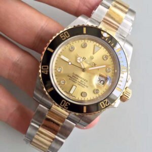 1:1 SUPER REPLICA ROLEX SUBMARINER DATE 116613LN 2018 NOOB FACTORY V8 CHAMPAGNE DIAL