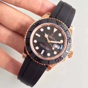 1:1 SUPER REPLICA ROLEX YACHT-MASTER 40MM 116655 NOOB FACTORY BLACK DIAL