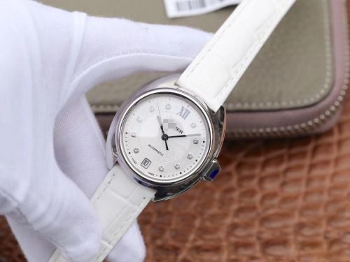 1:1 SUPER REPLICA CLE DE CARTIER LADIES 35MM WJCL0032 SILVER-GRAY DIAL