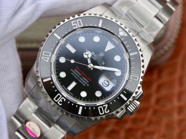 1:1 SUPER REPLICA ROLEX SEA-DWELLER 126600 NOOB FACTORY V9 BLACK DIAL