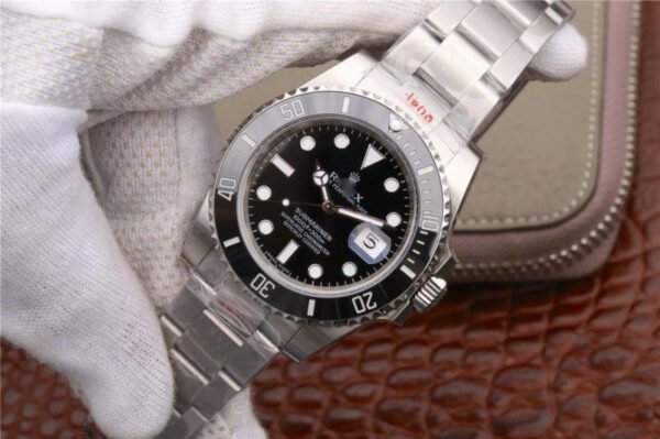 1:1 SUPER REPLICA ROLEX SUBMARINER 114060 300M NOOB FACTORY V9 VERSION BLACK DIAL