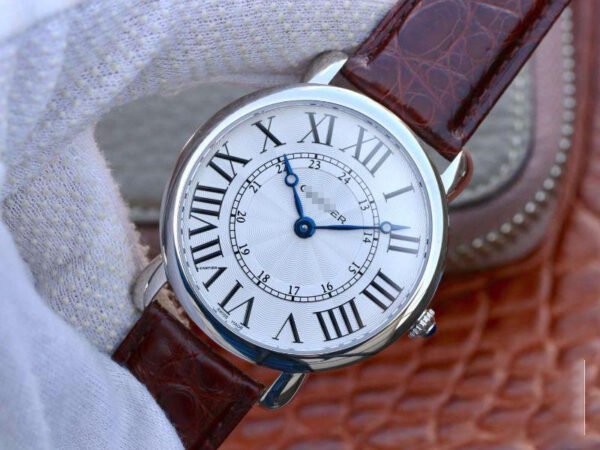 1:1 SUPER REPLICA CARTIER RONDE LOUIS 40MM TW FACTORY WHITE DIAL