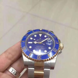 1:1 SUPER REPLICA ROLEX SUBMARINER DATE 116613LB NOOB FACTORY V8 BLUE DIAL