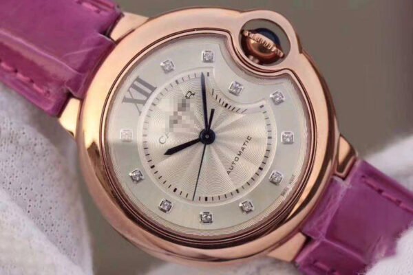 1:1 SUPER REPLICA BALLON BLEU DE CARTIER WE902040 V9 FACTORY SILVER TEXTURED DIAL