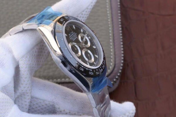 1:1 SUPER REPLICA ROLEX DAYTONA COSMOGRAPH 116500LN NOOB FACTORY BLACK DIAL
