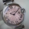 1:1 SUPER REPLICA BALLON BLEU DE CARTIER 33MM V6 FACTORY PINK DIAL