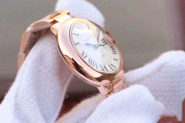 1:1 SUPER REPLICA BALLON BLEU DE CARTIER LADIES 33MM W6920068 V9 FACTORY WHITE TEXTURED DIAL