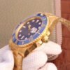 1:1 SUPER REPLICA ROLEX SUBMARINER DATE 116618LB VR FACTORY 18K YELLOW GOLD WRAPPED BLUE DIAL
