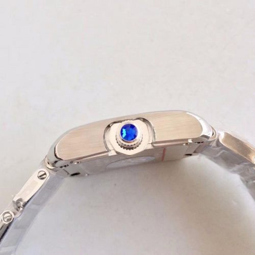 1:1 SUPER REPLICA CARTIER TANK ANGLAISE LADIES W5310022 SILVER DIAL