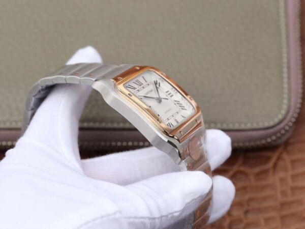 1:1 SUPER REPLICA CARTIER DE SANTOS W2SA0006 BV FACTORY WHITE DIAL