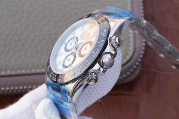 1:1 SUPER REPLICA ROLEX DAYTONA COSMOGRAPH 116500LN NOOB FACTORY WHITE DIAL