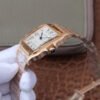 1:1 SUPER REPLICA CARTIER DE SANTOS 40MM BV FACTORY 18K ROSE GOLD CASE WHITE DIAL