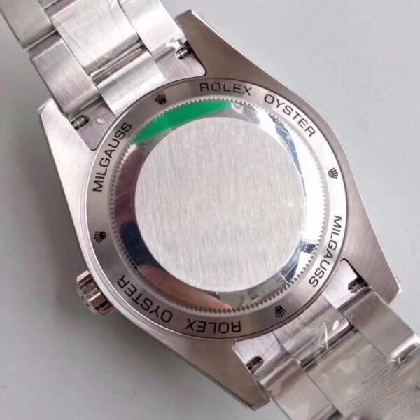 1:1 SUPER REPLICA ROLEX MILGAUSS 116400GV AR FACTORY BLACK DIAL