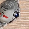 1:1 SUPER REPLICA BALLON BLEU DE CARTIER W6920084 33MM V6 FACTORY SILVER DIAL