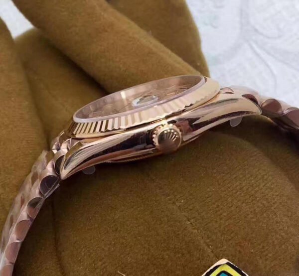 1:1 SUPER REPLICA ROLEX DAY-DATE 40 228235 ROSE GOLD 40MM EW FACTORY SUNDUST DIAL