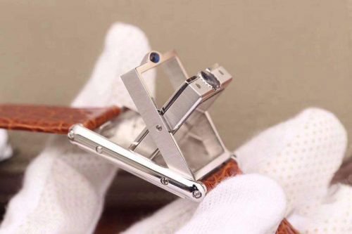 1:1 SUPER REPLICA CARTIER TANK SOLO LADIES W5200025 WHITE DIAL