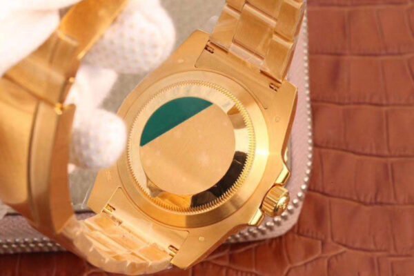 1:1 SUPER REPLICA ROLEX SUBMARINER DATE 116618LN VR FACTORY 18K YELLOW GOLD WRAPPED BLACK DIAL