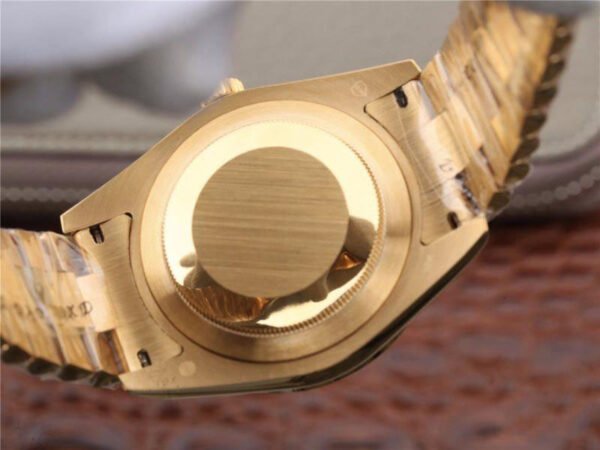 1:1 SUPER REPLICA ROLEX DAY-DATE II 218238 40MM EW FACTORY 18K YELLOW GOLD DIAL