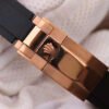 1:1 SUPER REPLICA ROLEX YACHT MASTER 116695SATS 40MM NOOB FACTORY 18K ROSE GOLD WRAPPED BLACK DIAL