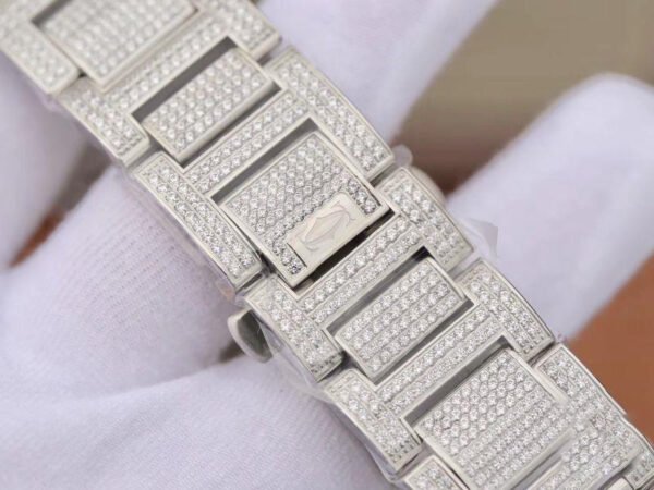 1:1 SUPER REPLICA BALLON BLEU DE CARTIER WE9009Z3 42MM TW FACTORY SILVER DIAMOND DIAL