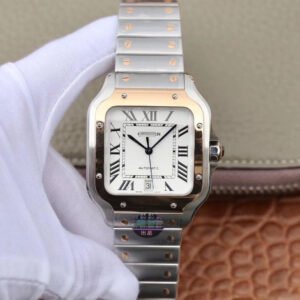 1:1 SUPER REPLICA CARTIER DE SANTOS W2SA0006 BV FACTORY WHITE DIAL