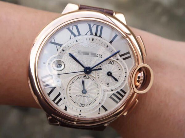 1:1 SUPER REPLICA CARTIER BALLON BLEU CHRONOGRAPH W6920074 ZF FACTORY SILVER DIAL