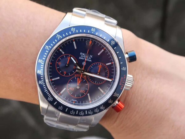 1:1 SUPER REPLICA ROLEX DAYTONA COSMOGRAPH BP FACTORY BLUE DIAL