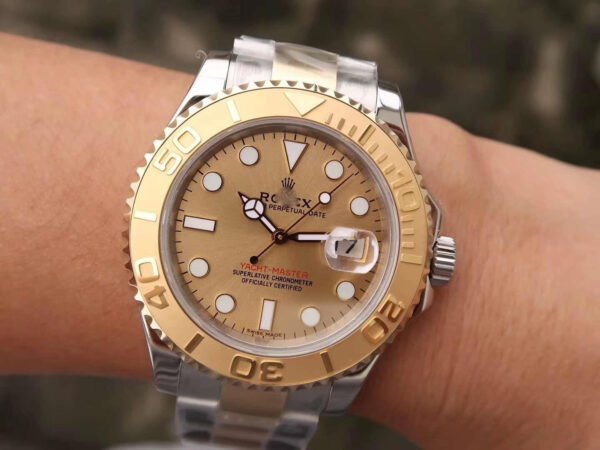 1:1 SUPER REPLICA ROLEX YACHT MASTER 116623 CHAMPAGNE DIAL