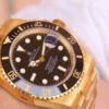 1:1 SUPER REPLICA ROLEX SUBMARINER DATE 116618LN VR FACTORY 18K YELLOW GOLD WRAPPED BLACK DIAL