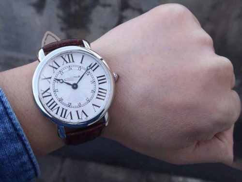 1:1 SUPER REPLICA CARTIER RONDE LOUIS 40MM TW FACTORY WHITE DIAL